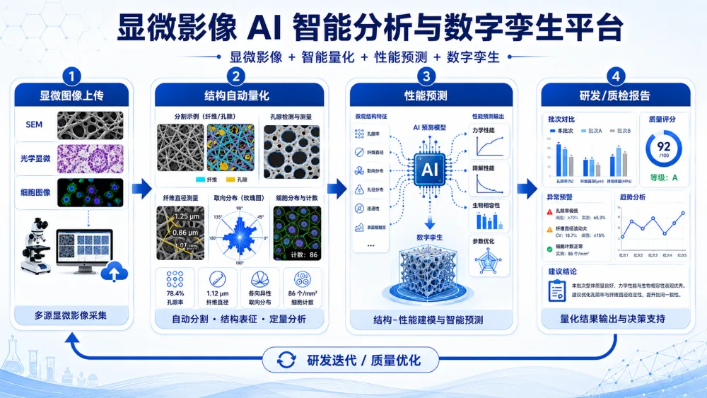 医用高值耗材显微影像 AI 分析与性能预测